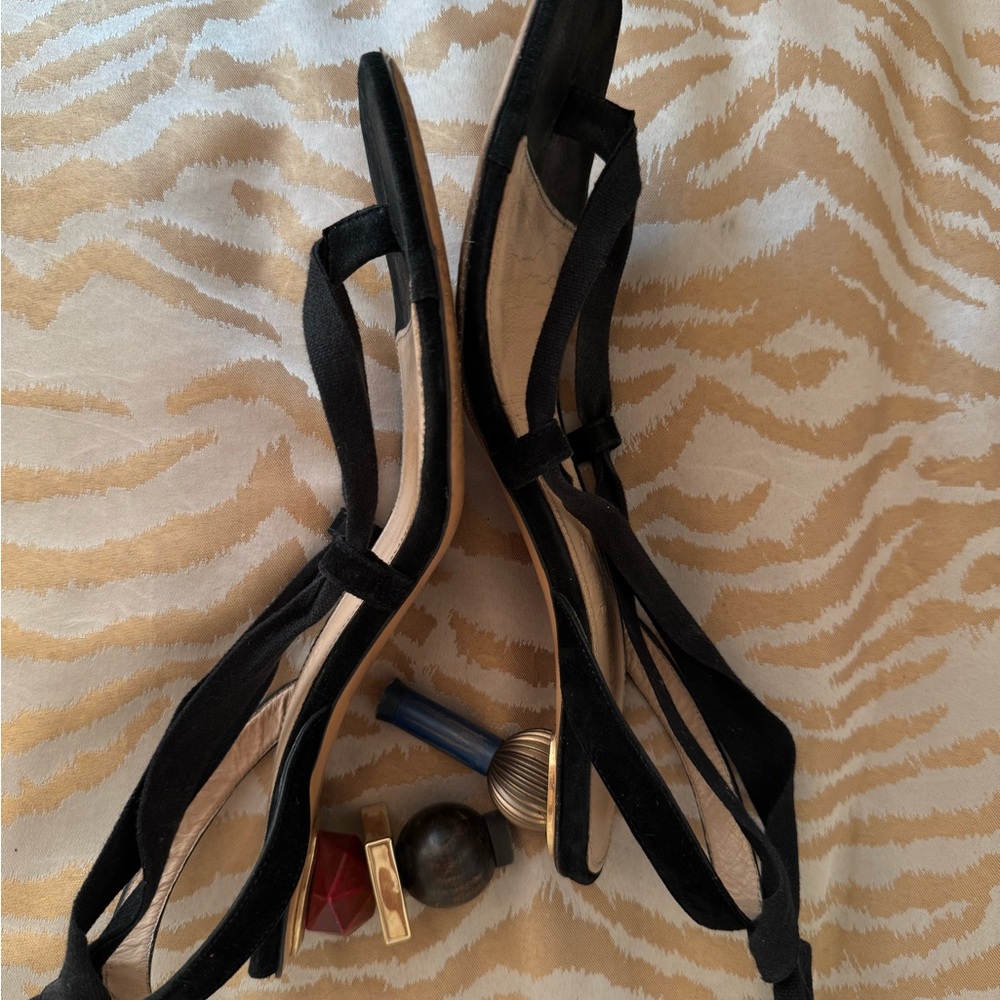 Jacquemus Capri sculptural heeled wrap sandals